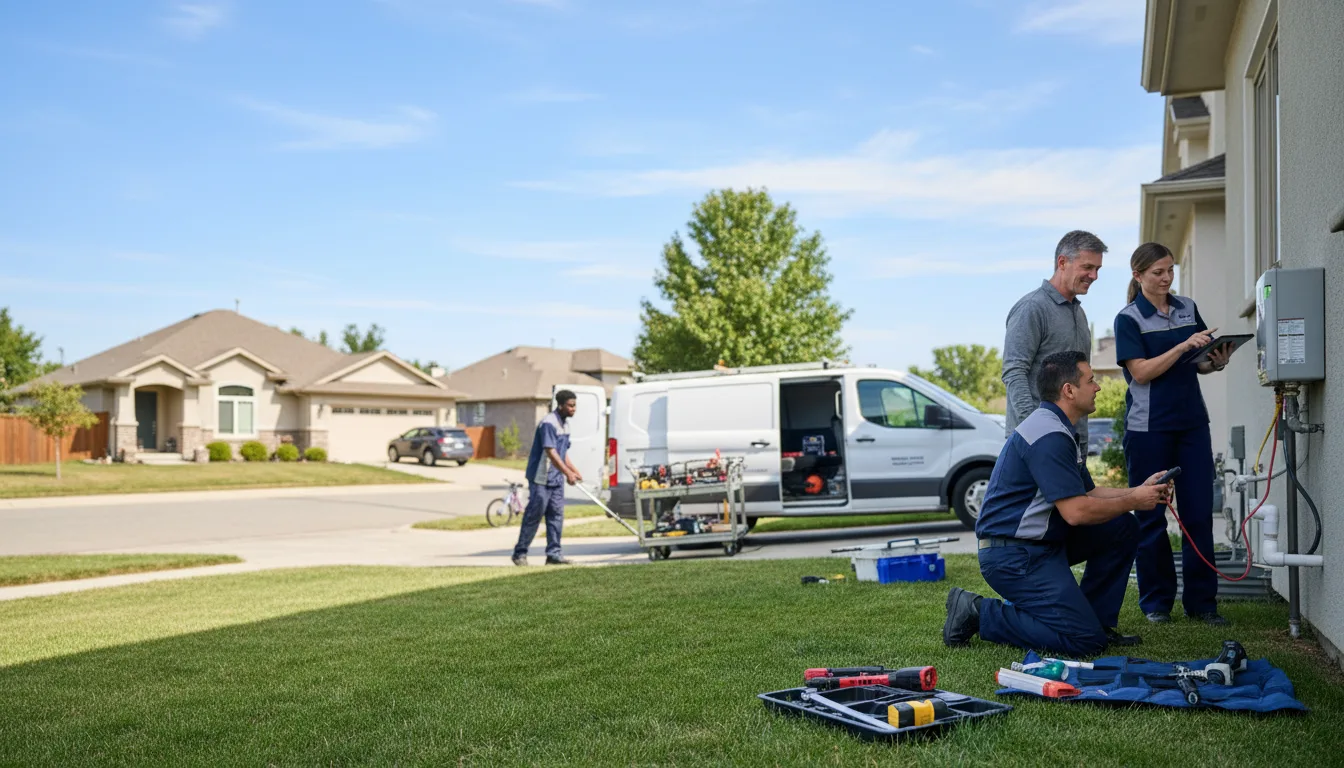 Tankless water heater service in Wayne, IL